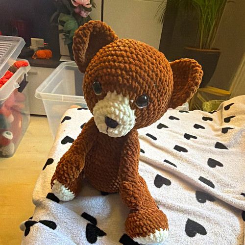 Gehäkelter teddybär - gehäkelter,