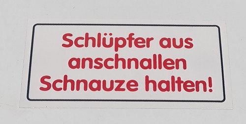 Aufkleber sticker schlüpfer - aufkleber,