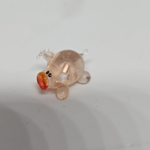 Glasfigur schwein klein - schwein,