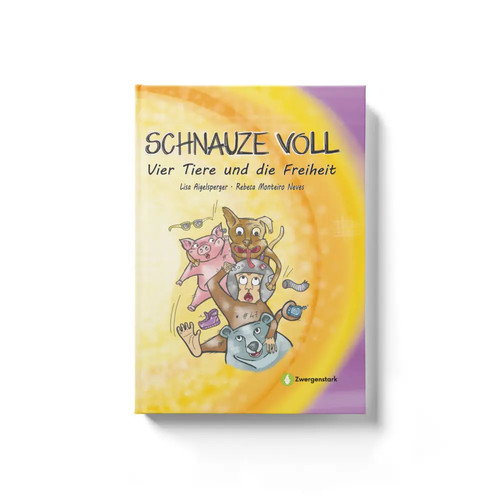 Schnauze voll vier tiere und - -,